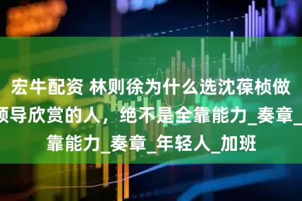宏牛配资 林则徐为什么选沈葆桢做女婿？能让领导欣赏的人，绝不是全靠能力_奏章_年轻人_加班