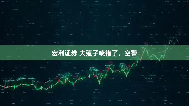 宏利证券 大殖子喷错了，空警