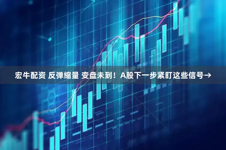 宏牛配资 反弹缩量 变盘未到！A股下一步紧盯这些信号→